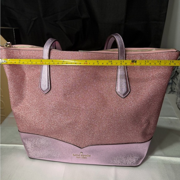 Kate Spade pink glitter tote bag - Picture 8 of 16